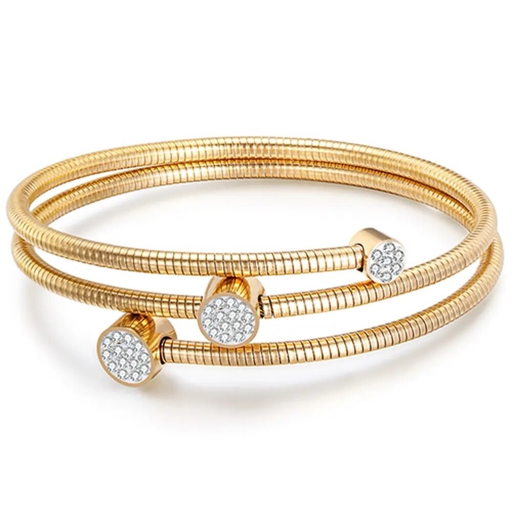 Gold Stacking bracelet